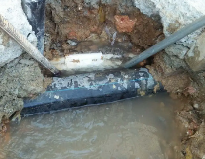 灌云测漏水之水管漏水